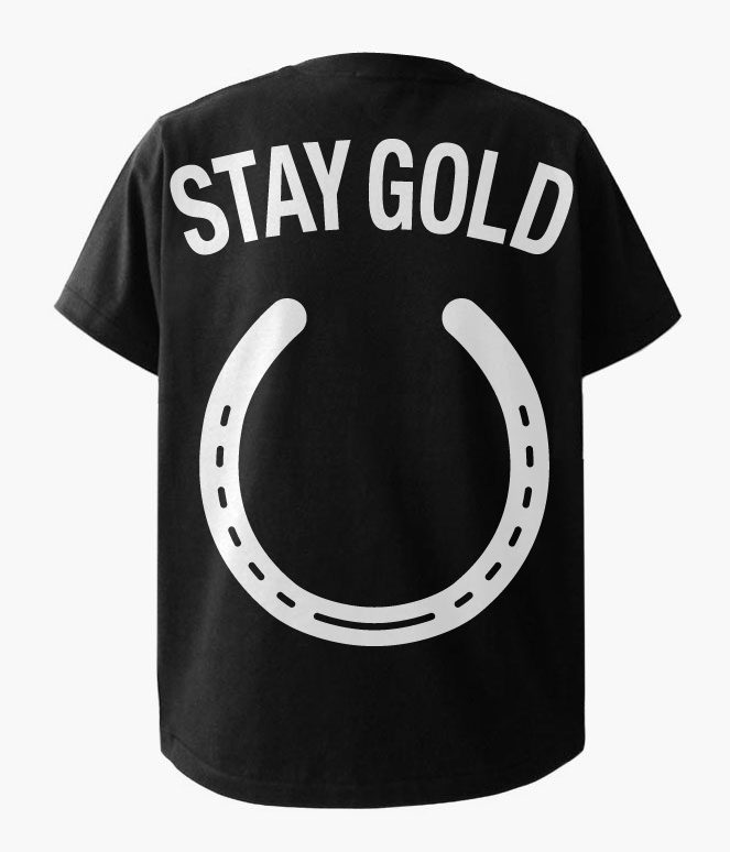 STAY GOLD HORSESHOE POCKET T-SHIRTS