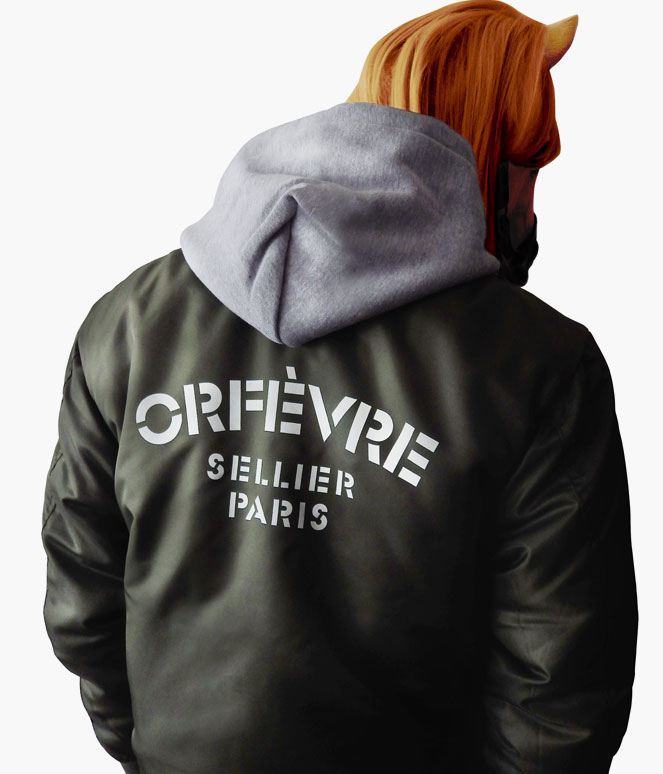 ORFEVRE SELLIER PARIS MA-1 JACKET